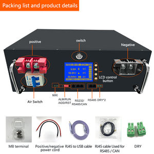 LiFePO4-Batería de iones de litio de 16 V y 50Ah, sistema solar de 48V y 50Ah - Product Image 4