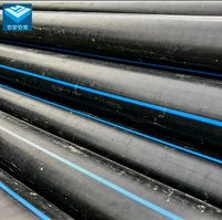 Tuyau d'irrigation goutte à goutte complet en PEHD DN 110mm-315mm pour l'agriculture, bobines de PEHD résistantes aux UV, tuyau en PEHD plastique durable