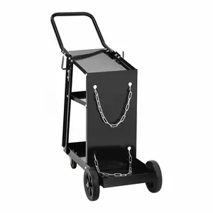 Welding Machine Cart with convenient handle Univers Mig Tig Welding Cart table with 3-Tiers and Swivel Casters