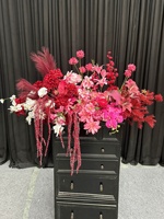 Décoration Florale Artificielle en Soie pour Mariage, Fiançailles, Nouvelle Maison, Chevet, Tête de Lit – Arrangements Floraux Suspendus Rose, Orchidée, Lys