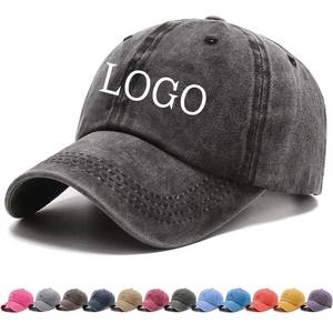 Logo personnalisé broderie casquette de Baseball réglable Snapback chapeau bricolage conception graphique casquette de coton pour commande en gros - Product Image 1