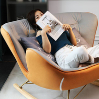Fauteuil inclinable moderne en laine d'agneau pour salon et chambre à coucher, meubles de maison très vendus pour les hôtels
