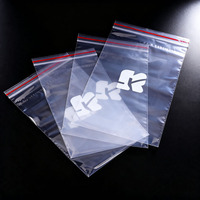 Sacs refermables en plastique transparent écologiques, auto-scellants, LDPE biodégradable, recyclables, pour l'emballage des vêtements