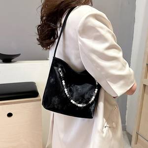 2026年女式时尚小众糖果色单肩带拉链防水PU腋下包质感个性西式 - Product Image 2