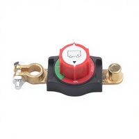Interrupteur de coupure de courant négatif hexagonal en laiton pour voiture, modèle universel 12V/24V B71002