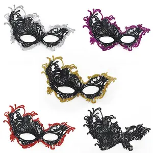 Cao cấp ren rỗng tạo kiểu dusting Phoenix Halloween mặt nạ Masquerade bên mắt Mặt Nạ