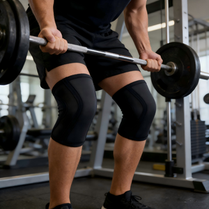 Genouillère de compression respirante antidérapante en néoprène de 5 mm pour la musculation estivale en salle de sport avec personnalisation OEM ODM - Product Image 3