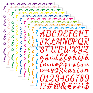 Autocollants en vinyle pour lettres de l'alphabet, petit papier d'art, bon marché, <span class=keywords><strong>2022</strong></span> - Product Image 1