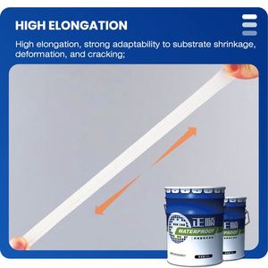 High Elasticity Water Based Acrylic <b>Waterproof</b> Coating for Roof Wall Protection Building Construction Acrylic <b>Waterproof</b> Coating - Product Image 3