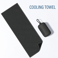 Serviette rafraîchissante en microfibre, serviette froide pour le sport, le visage et le cou, douce, respirante, anti-transpiration, pour le yoga, la gym, la course à pied, cadeau promotionnel