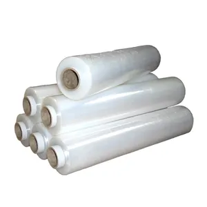 Wrapping Film PE Shrink Clear Roll Stretch Film Factory Plastic Rolls For Packaging Plastic Film Roll For Food