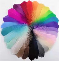 15-20 cm natürliche bunte große schwimmende Gänse feder für Hochzeits feier Dekor Engels flügel Badminton Federball Stoff dekoration