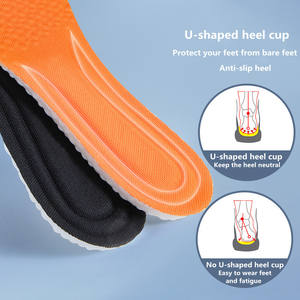 แผ่นรองพื้นรองเท้าเมมโมรี่โฟมระบายอากาศ รองรับอุ้งเท้า ป้องกันการ<span class=keywords><strong>ลื่น</strong></span> น้ำหนักเบา - Product Image 4