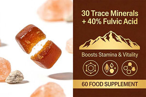 Gomitas de Shilajit Negras Certificadas, Venta Caliente OEM, Energético Puro del Himalaya, Productos de Belleza, Crecimiento Muscular, Vitalidad para Adultos - Product Image 2