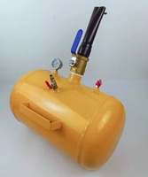 Réservoir de stockage portable Captain 18L pour gonflage de pneus avec moteur 1,1 kW et pression de 8-10 bars pour pneus de voiture