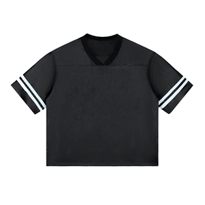 <b>V</b>-<b>Neck</b> Retro Cutout Short Sleeve Knitted 100% Polyester Digital Printed Blank Design <b>Men's</b> Casual Loose Fit - Product Image 1
