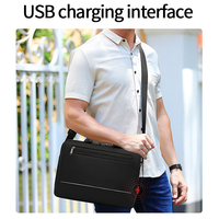 CoolBELL Sac pour ordinateur portable en polyester léger grande capacité, multifonctionnel, mallette portable à bandoulière pour hommes – Meilleure vente