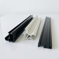 Accessoires en plastique ABS/PVC, extrusion de profilés OEM, haute qualité, durables, modernes, écologiques, extérieur, supermarché