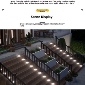 Lámpara Solar LED para Exteriores, Resistente al Agua IP65, Iluminación de Jardín y Patio, Venta al Por Mayor - Product Image 6