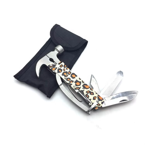 Fiberglas Saplı Özel Leopar Desenli Çekiç Çok Amaçlı Endüstriyel Alet - Product Image 2