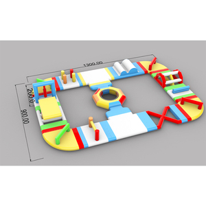 Parque Acuático Flotante Inflable Comercial con Obstáculos, Equipo de Playa con Material de PVC para Tobogán Exterior para Adultos, PARQUE ACUÁTICO Personalizable - Product Image 5