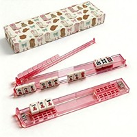 1. Kit de rangement et de poussoirs pour tuiles de Mahjong américain, organisateur de tuiles, accessoires de Mahjong pour la maison, le club, les jeux de société et le divertissement