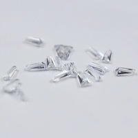 Zircone cubique carrée 5A, blanche, 1-6 mm, synthétique, de laboratoire, taille brillant, pierre brute de Wuzhou, micro-incrustation pour montres et bijoux