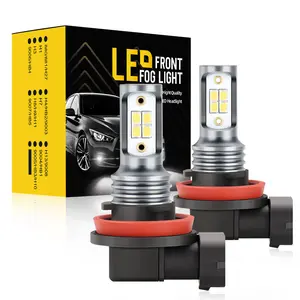 Roadsun H11 Led مصابيح الضباب, لمصباح السيارة الأمامي للسيارة 4x4 ، مصباح H7 Bulb 9005 HB3 9006 HB4 H4 LED ، أضواء كاشفة 12 فولت