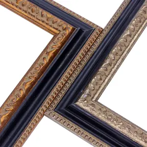 Novel Design European Retro Style Wood Picture Oil Painting Frame Moulding