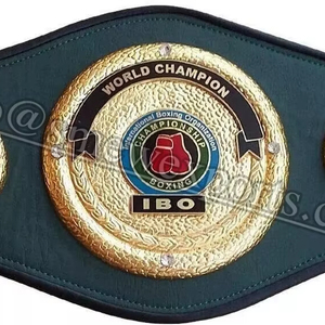 IBO Adult Championship Boxing Belt Diseño 3D para Grappling Judo Taekwondo Karate Jiu-Jitsu - Product Image 1
