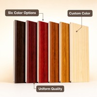 Plinthe en Bois Massif Préfinie T&G, Moulure de Plinthe, 6 Couleurs, Taille Personnalisée, Écologique, Zéro Formaldéhyde