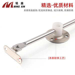 Ming Xin <b>Plastic</b> Pull <b>Rod</b> Iron Nut Type 5mm 6mm Furniture Support Connectors Shelf Supports - Product Image 3