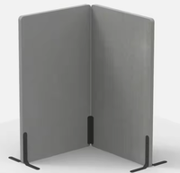 Paravent de bureau pliable autoportant, panneau acoustique mobile en tissu, séparateur de pièce