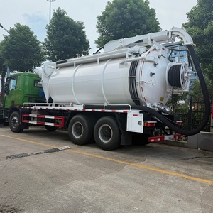 Camion d'aspiration des eaux usées FOTON 6*4 20CBM, camion-citerne à boues de 20000L avec déchargement hydraulique automatique - Product Image 1