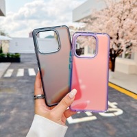 Étui de luxe transparent antichoc pour Redmi Note 14 4G avec support de fenêtre pour appareil photo – Coque de téléphone portable en gros