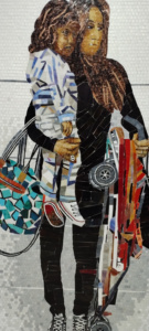 Hiện đại thủ công thủy tinh khảm gạch nghệ thuật tường bức tranh tường tùy chỉnh mô hình hướng dương trang trí nội thất độc đáo tùy chỉnh Loại sản phẩm - Product Image 2