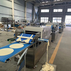 Heavy-Duty 580kg bánh pizza Máy 4700 mét chiều dài 50Hz tần số chuyển đổi cho bánh mì làm Bột chế biến và thực phẩm khử trùng - Product Image 1