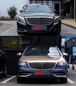 ชุดแต่งรอบคันสำหรับ Mercedes <span class=keywords><strong>Benz</strong></span> S Class W222 <span class=keywords><strong>ปี</strong></span> 2014-<span class=keywords><strong>2020</strong></span>  ดัดแปลงเป็นรุ่น Maybach ชุดกันชนหน้า-หลัง สำหรับ S350 S400 S450 <span class=keywords><strong>S500</strong></span> - Product Image 3