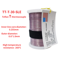 Fil de compensation pour thermocouple de 300 mètres (1000 pieds) par rouleau TT-T-30-SLE TT-T-36-SLE – Fil d'extension de température pour thermocouple