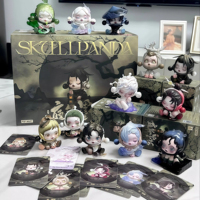 Figura de Acción Coleccionable Oficial de Popmart SKULLPANDA, Serie Ink Plum Blossom, PVC, Caja Sorpresa, 12 Cajas/Set, Escala 1/72, Unisex