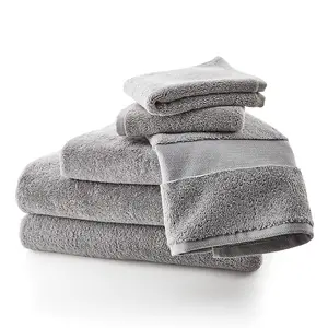 Best quality egyptian cotton hand washcloth towels bath custom logo oekotex 100 premium towels