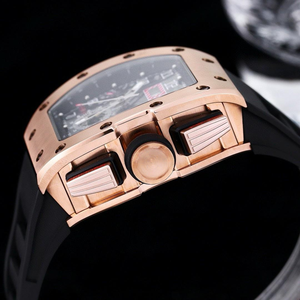 Relojes Mecánicos para Hombre, Reloj RM 011, Material Metálico, Cronógrafo Flyback, Estilo Moderno, Reloj Automático de Lujo, Calidad <span class=keywords><strong>Rose</strong></span>, Nuevo - Product Image 3