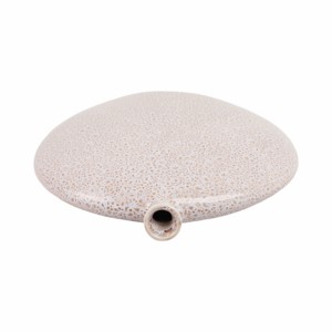 Vaso rotondo in ceramica macchiettata, decorativo e scultoreo, per fiori, per soggiorno e decorazioni per la casa - Product Image 6