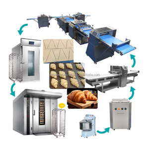 Machine à fabriquer des croissants au chocolat <span class=keywords><strong>Saint</strong></span> Martin, ligne de production de croissants, machine à former des rouleaux feuilletés danois pour usine - Product Image 4