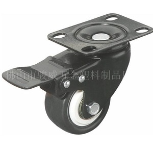 Junwei Swivel Caster 50 Mm Pu <b>Wheel</b> Quiet Durable Furniture Casters - Product Image 2