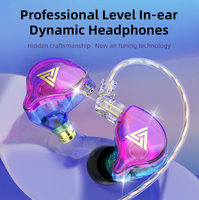 Headset Handsfree Earphone Promo untuk Ponsel Android Universal Earbud Berkabel dengan Mikrofon QKZ AK6 Plus Auricular Deportivo