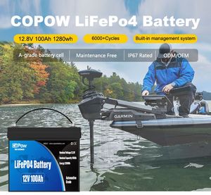 แบตเตอรี่มอเตอร์เรือ/มอเตอร์ทรอลลิ่งแบบ Deep Cycle 6000+ รอบการใช้งาน 12V 16V 24V 36V สำหรับเรือตกปลา พร้อมระบบตรวจสอบ BT กันน้ำ แบตเตอรี่สำหรับเรือ 36V100Ah Mari - Product Image 2