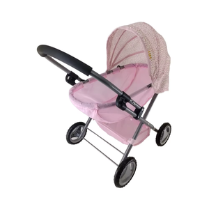 Nuova Collezione Diretta dalla Fabbrica: <span class=keywords><strong>Passeggino</strong></span> Giocattolo <span class=keywords><strong>con</strong></span> Telaio in Metallo e Tettuccio in Tessuto Stampato per <span class=keywords><strong>Bambole</strong></span> - Product Image 2