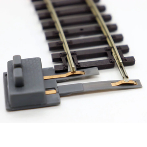 1 pièce, modèle de train ferroviaire à l'échelle <span class=keywords><strong>HO</strong></span> 1:87, matériaux PC, rails de simulation, boîte de jonction, rails de connexion, kits de diorama DIY, sans batterie - Product Image 2