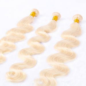 Extensions de cheveux brésiliens lisses à double trame de 30 pouces, couleur blonde 613, style bouclé <span class=keywords><strong>blond</strong></span> miel, mèches de cheveux humains pour tissage - Product Image 5
